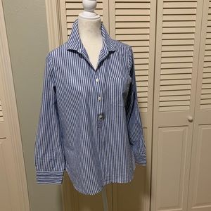 J. Crew Striped Blouse